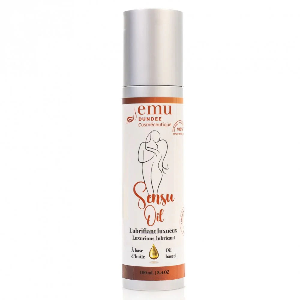 SensuOil Edible Oil-Based Lubricant | 100ml- Emu Dundee – MADE IN QUEBEC/CANADA