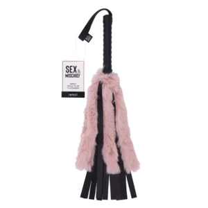 Sex & Mischief Brat Faux Fur Flogger – Premium Soft Sensory Whip