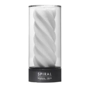 Tenga 3D Spiral Reusable Male Masturbator Discreet Sculpted Stroker
