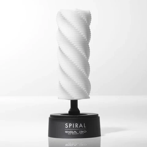 Tenga 3D Spiral Reusable Male Masturbator Discreet Sculpted Stroker - Image 5