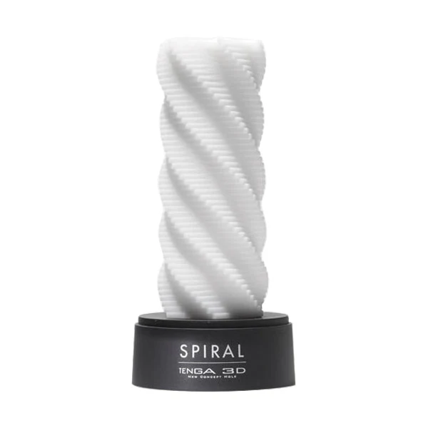 Tenga 3D Spiral Reusable Male Masturbator Discreet Sculpted Stroker - Image 3
