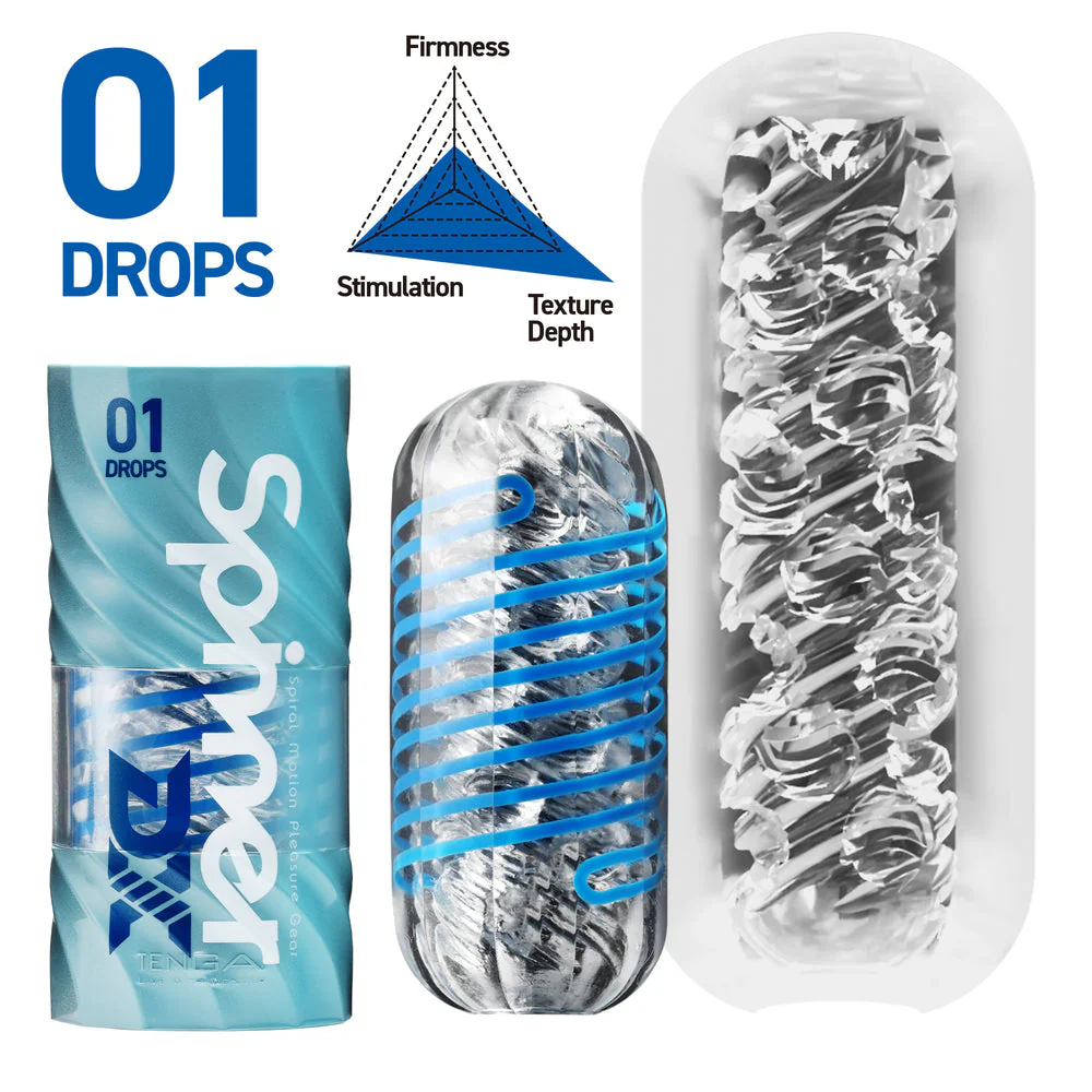 Tenga Spinner DX 01 Drops Reusable Male Masturbator – Translucent Green - Image 3
