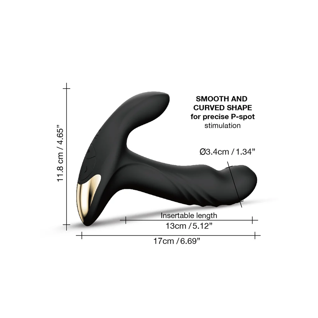 Dorcel Multi P-Joy – 3-in-1 Triple Motor Vibrating & Rotating Prostate Massager - Image 4