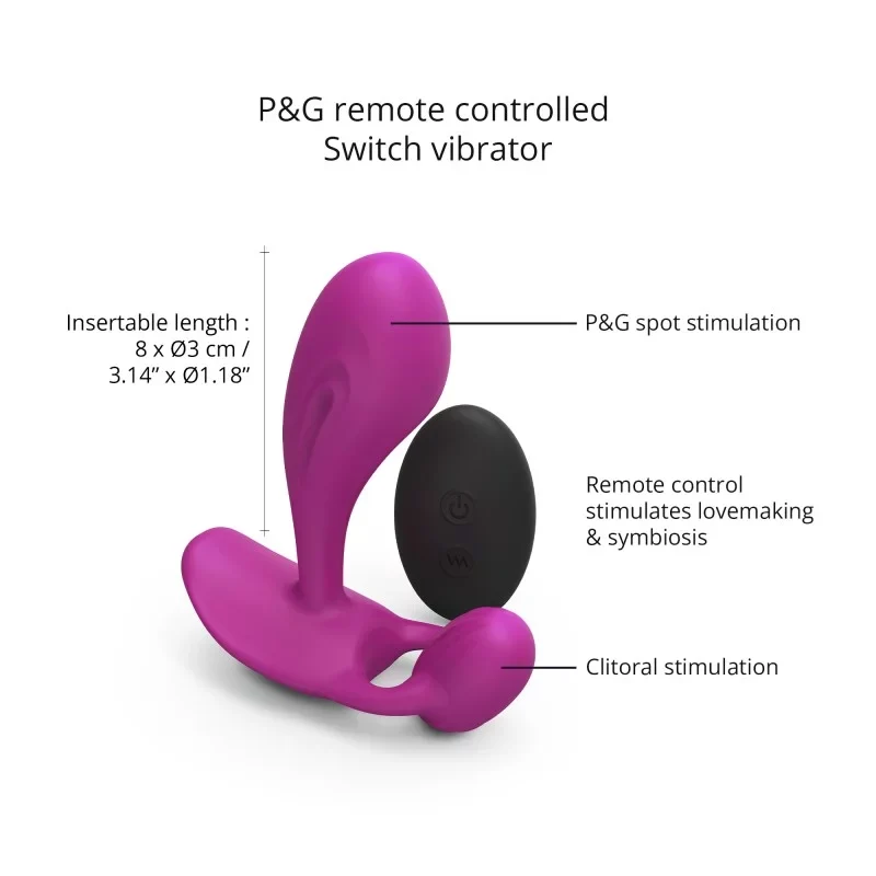 Love to Love Witty — 360° Flexible Liquid Silicone G-Spot, P-Spot & Clitoral Remote Vibrator - Image 6