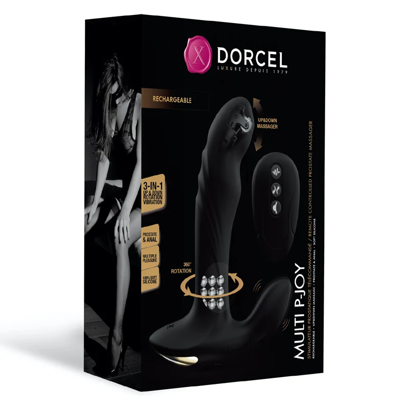 Dorcel Multi P-Joy – 3-in-1 Triple Motor Vibrating & Rotating Prostate Massager - Image 2