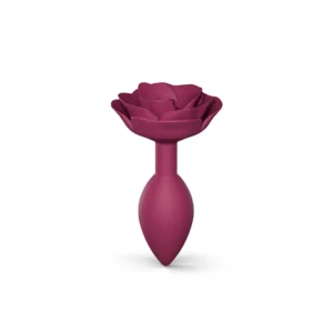 L’Amour d’Aimer Open Roses Metal Floral Anal Plug – Size M